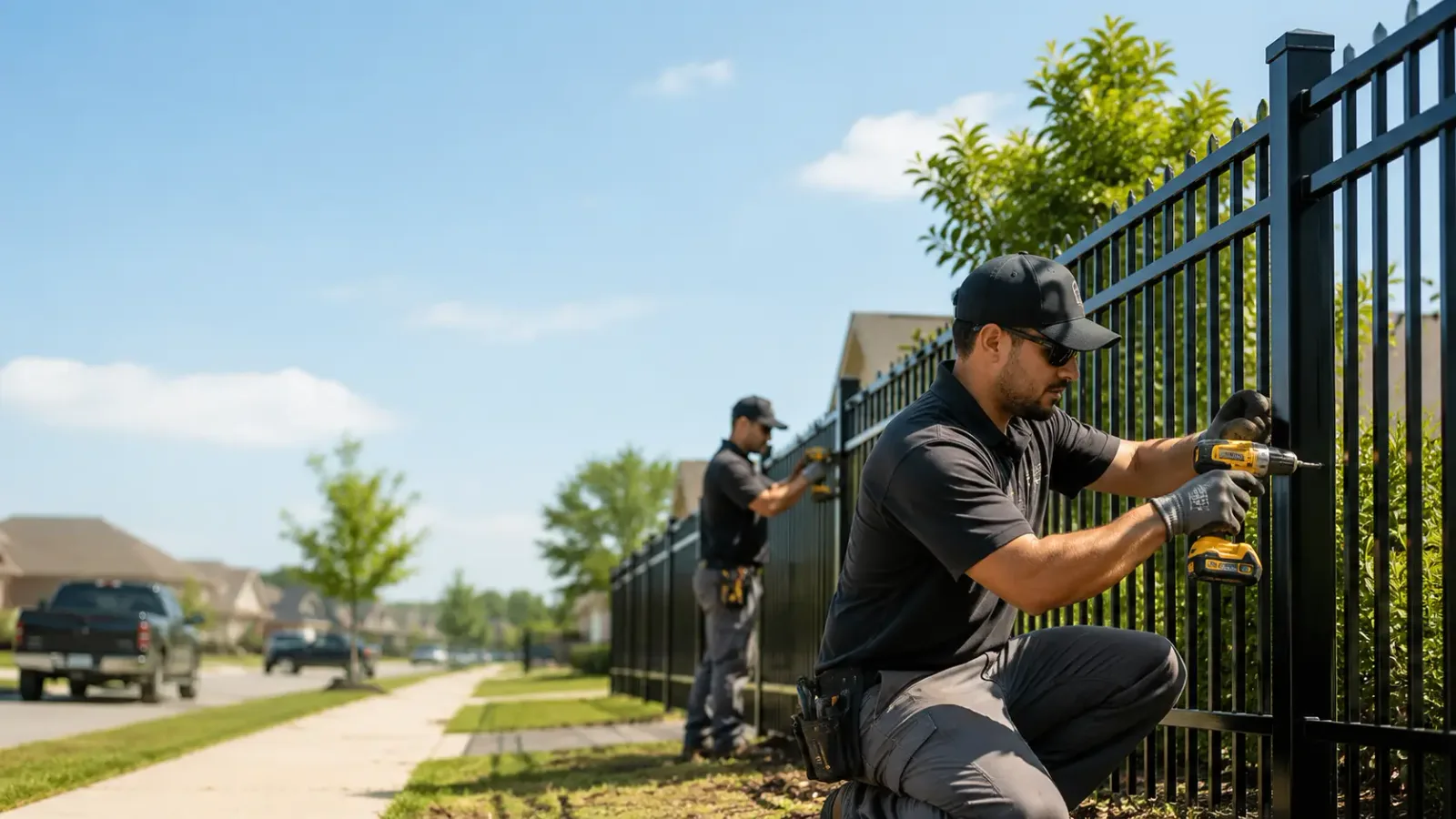 Metal Fence Installation in Morse, LA
